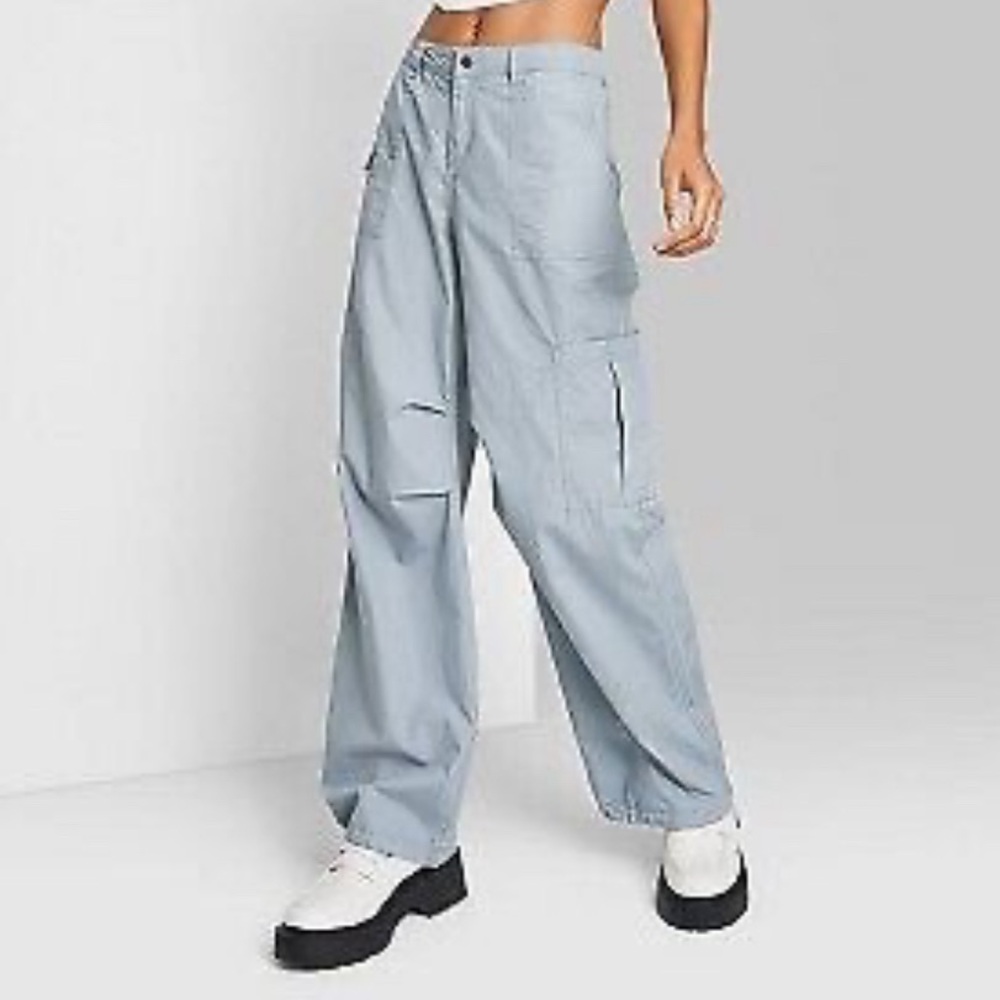 Wild Fable Parachute Cargo Pants